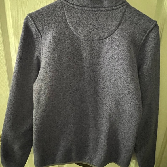 LL Bean Jacket, Blue With Grey Trim, Excellent Condition, Size Medium - Picture 5 of 9